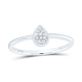 0.03CTW-DIA P1 GIFT PEAR RING
